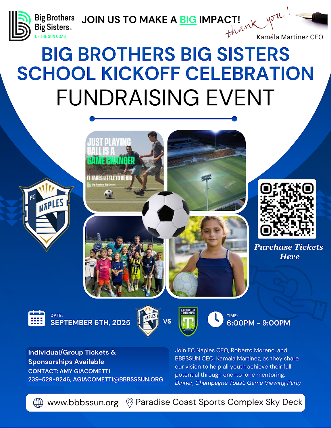 Big Brothers Big Sisters Fundraising Event Tickets